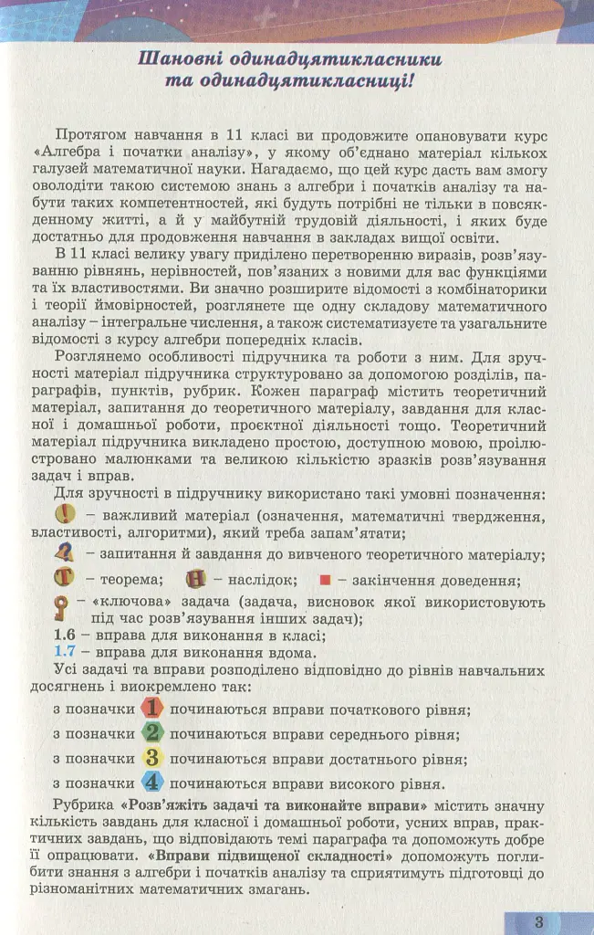 Алгебра і початки аналізу 11 клас. Профільний рівень - Олександр Істер - фото 2