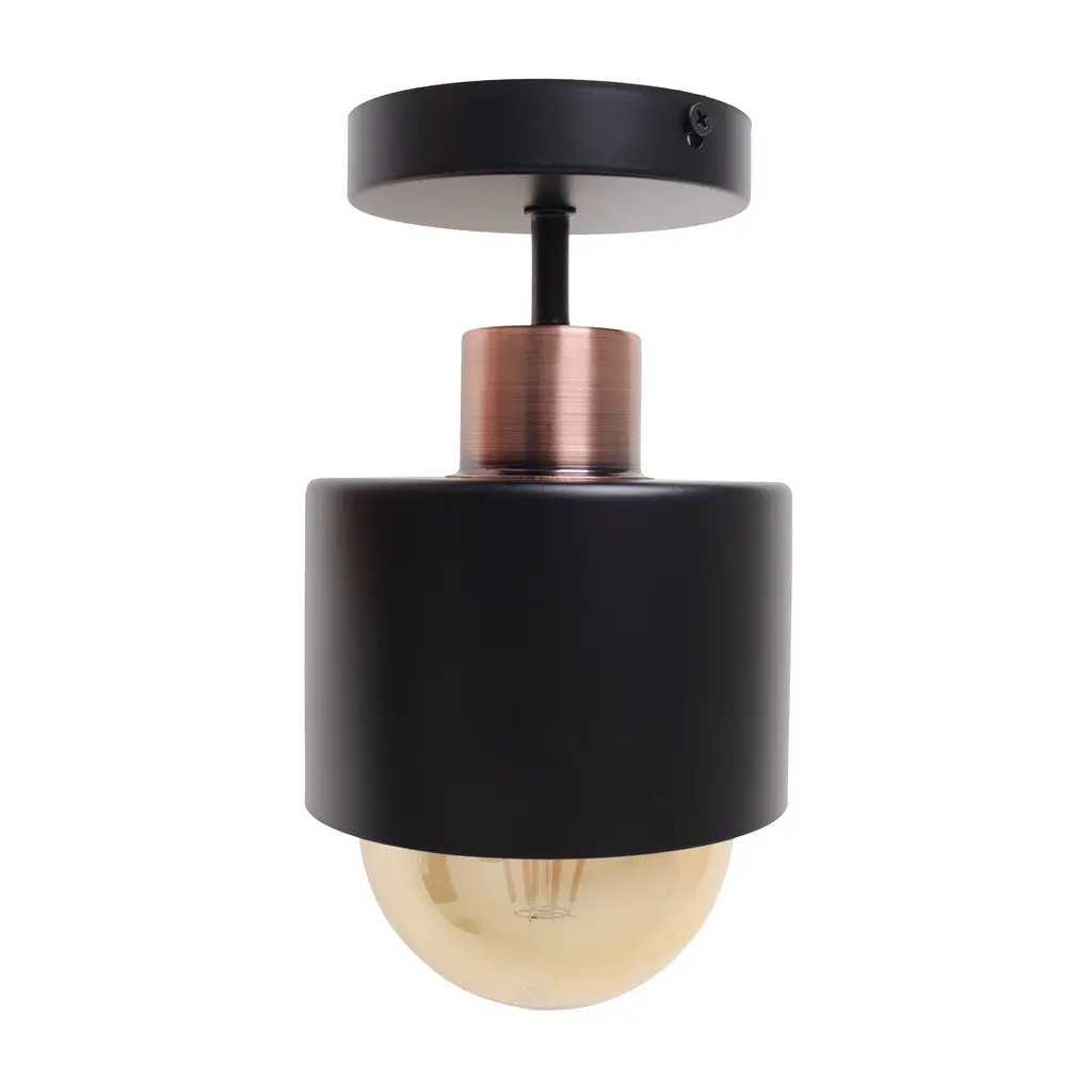 Люстра Brille потолочная лофт Е27 60W BK (BKL-911S/1) - фото 2