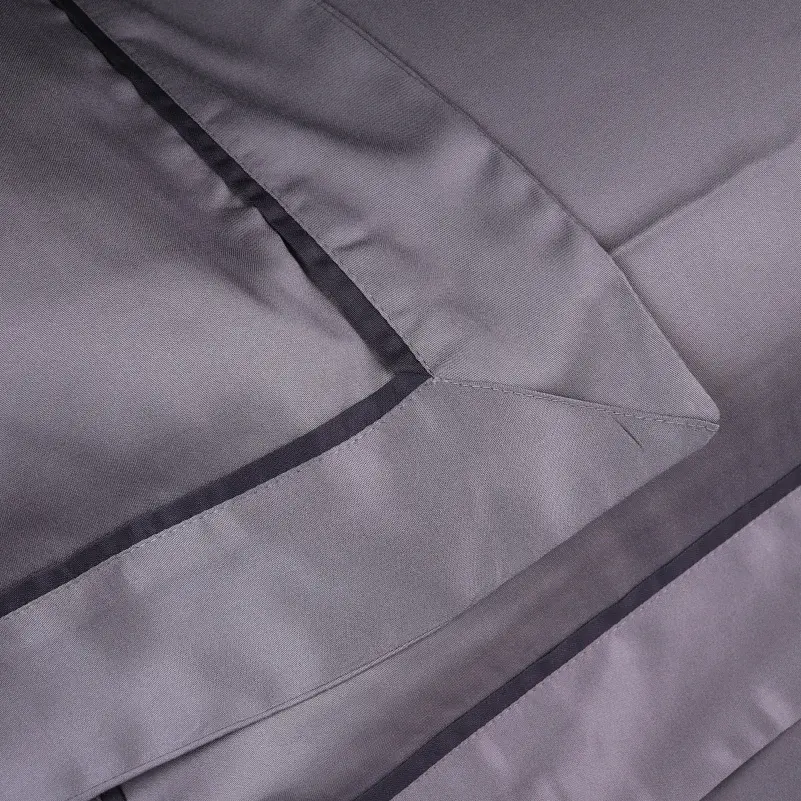 Наволочка MirSon Imperial Tencel №06 Gray 50 х 70 см (2200010755343) - фото 5