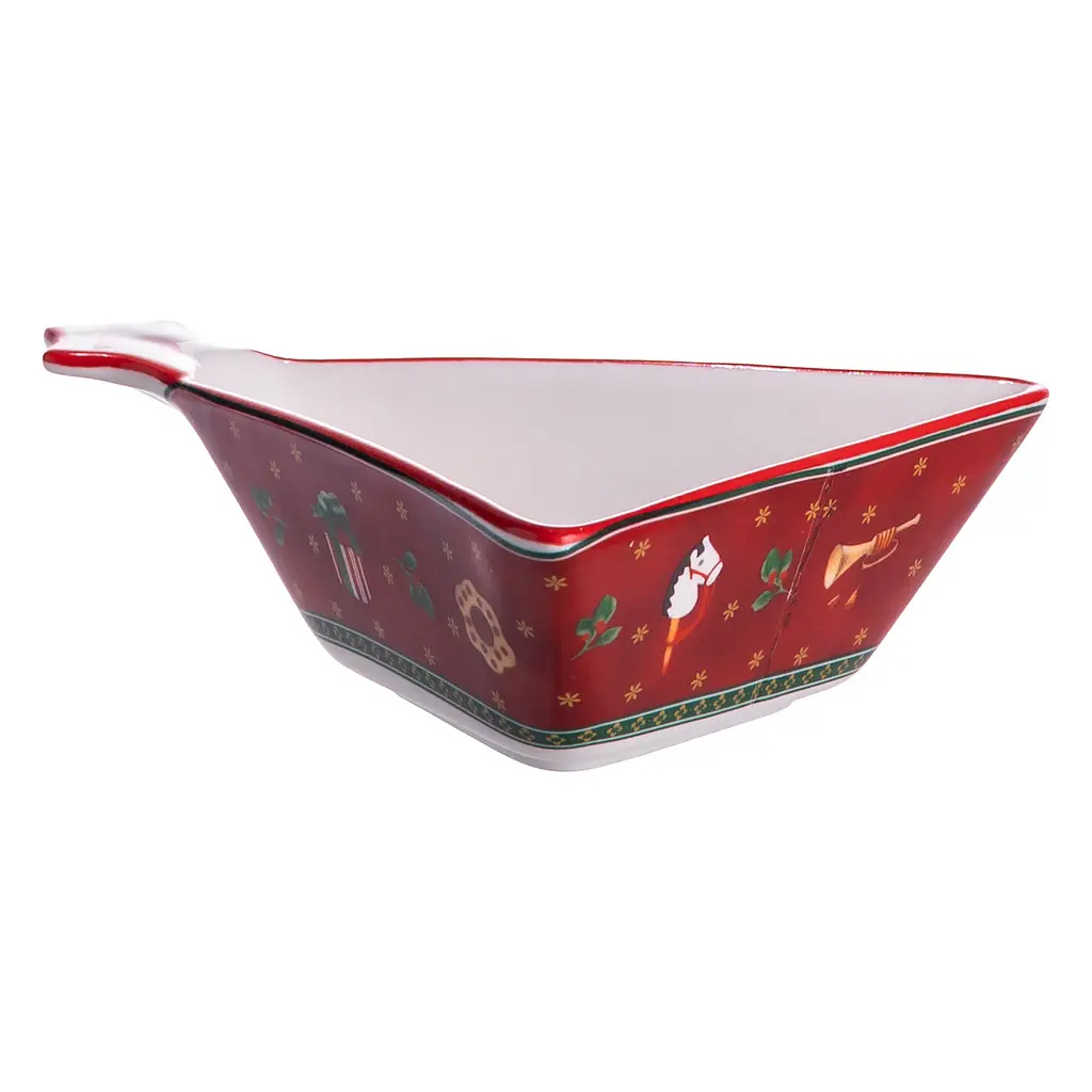 Піала для десертів та закусок Christmas порцелянова 15*12*4 см Yiwu HP-SDHK-15 - фото 12