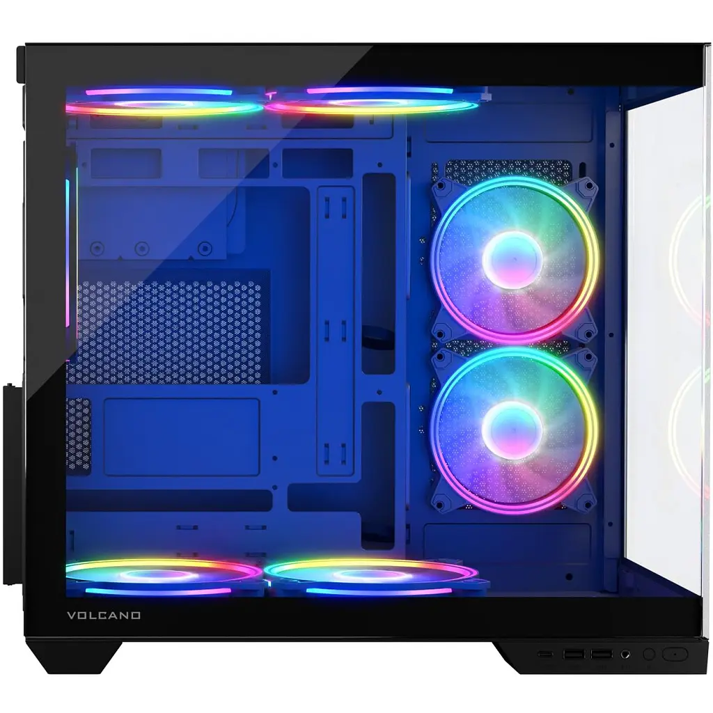 Корпус Modecom VOLCANO PANORAMA APEX ARGB 7F MIDI GREY без БЖ ATX (AT-PANORAMA-7F-ARGB-10-00) - фото 10