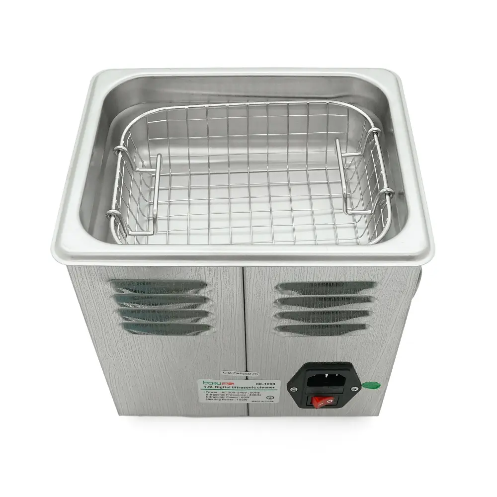 Ультразвукова ванна BAKKU BK-1200 з функцією дегазації рідини (1.6L, 60W, 40 kHz, підігрів до 80 гр. C, таймер до 99 хв.) - фото 4
