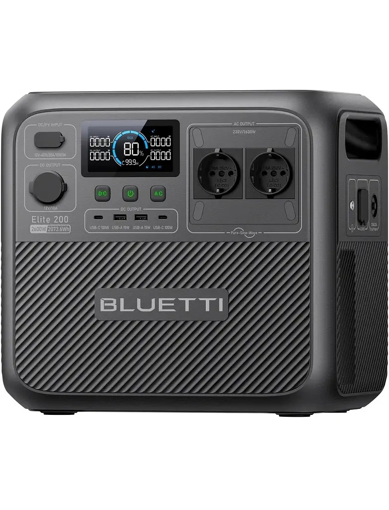 Зарядна станція Bluetti Elite 200 V2, 2600W, 2073Wh