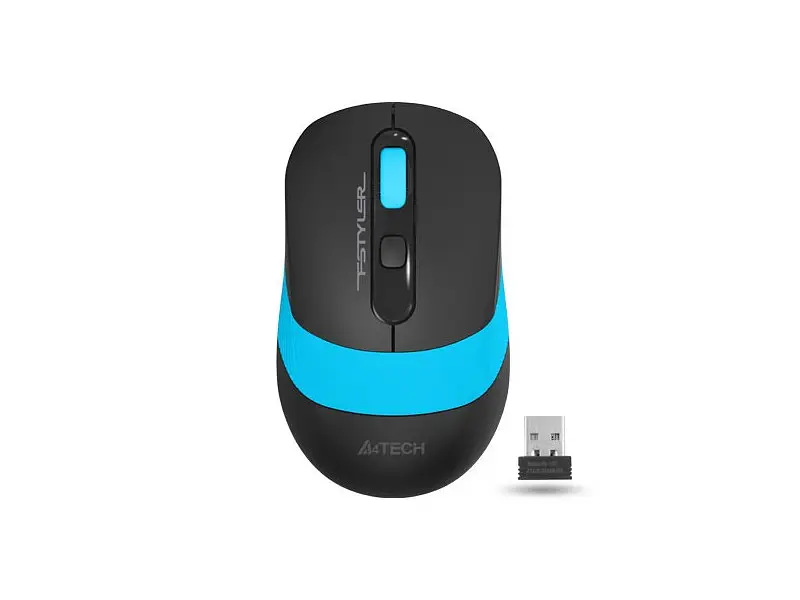 Миша A4Tech FG10 Black/Blue USB