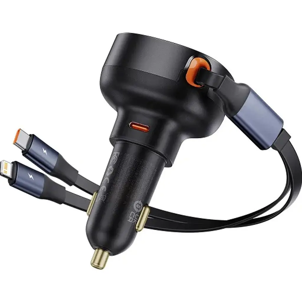Автомобільний зарядний пристрій Baseus Enjoyment Pro Car Charger 60W Cluster Black (C00057802111-00) [169690] - фото 3