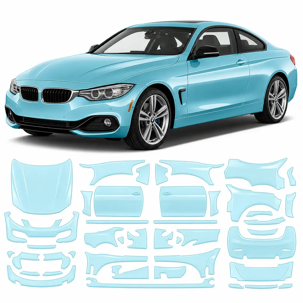 Антигравійна захисна бронеплівка за лекалами для BMW 4 Series F32 2013-2020 - повний кузов