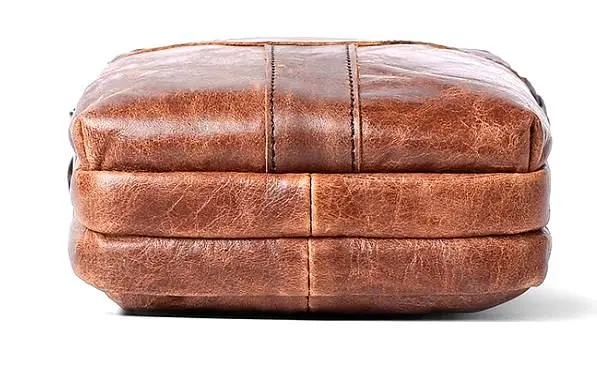 Сумка кожаная мужская Vintage 13х21х4,5 см sum0012381 - фото 2