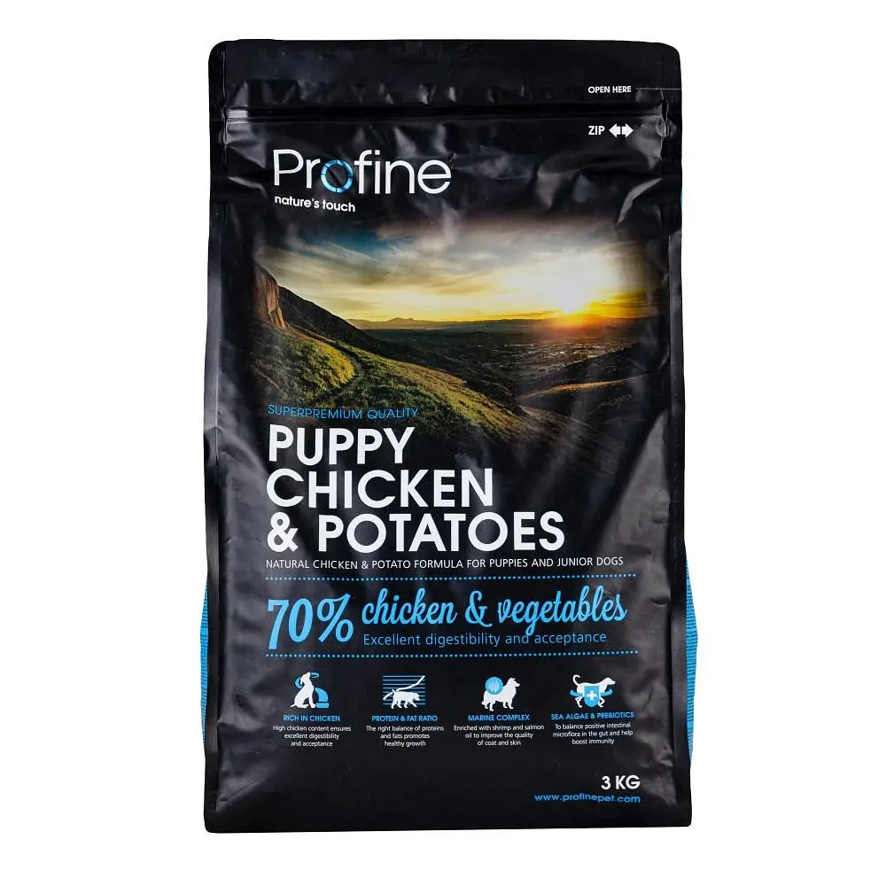 Сухий корм Profine Puppy Chicken 3 кг з куркою та картоплею для цуценят і молодих собак - фото 3