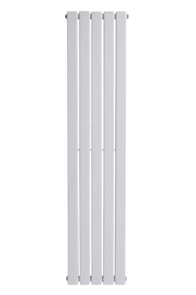 Дизайнерський вертикальний радіатор опалення Arttidesign Livorno II 5/1400/340/50 білий матовий - фото 4