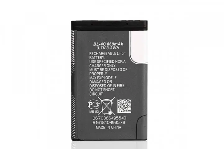 Аккумулятор оригінал Hoco Nokia BL- 4C 2650/ 5100/ 6100/ 6101/ 6300/ 6131/ 6125/ 1661/ 6230/ 6230i/ 6260 - фото 3