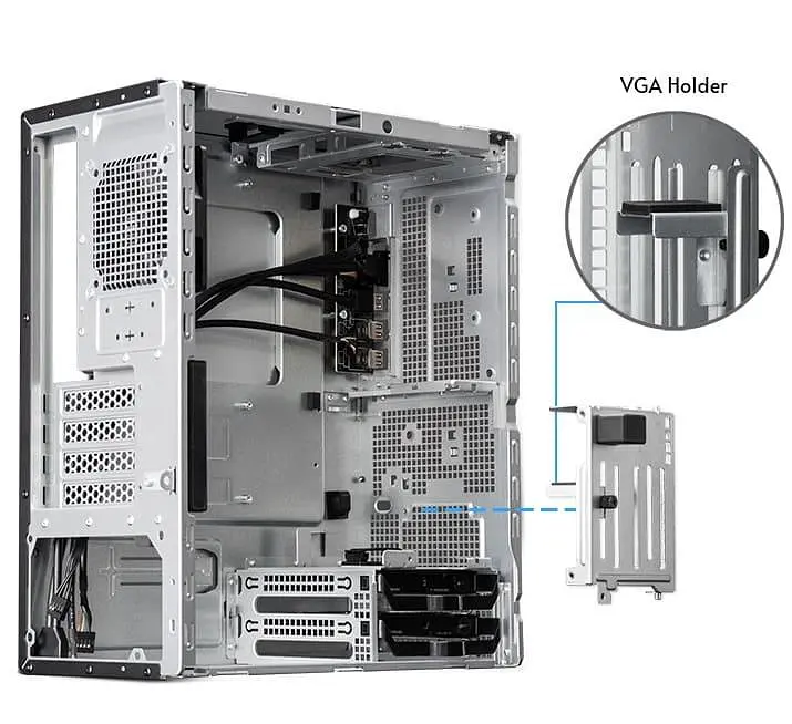 Корпус Chieftec UNI BS-20B-OP без БП Black (BS-20B-OP) - фото 5