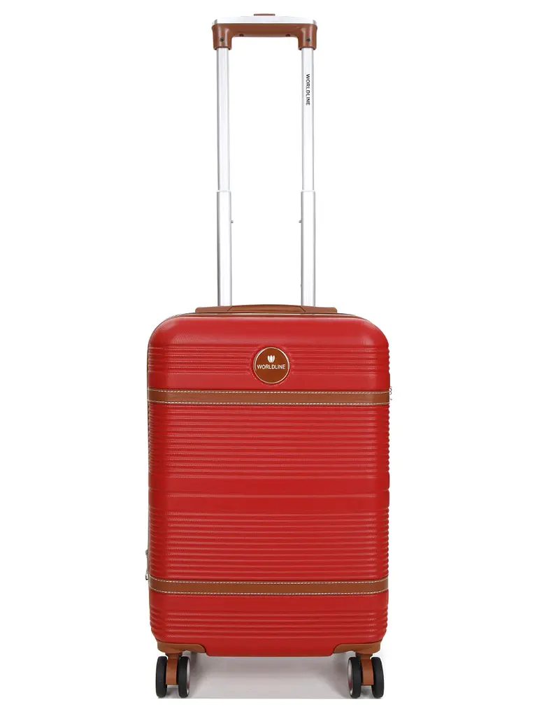 Валіза маленька S ABS-пластик Worldline Airtex 629 56×36×22см 38л Червона - фото 2
