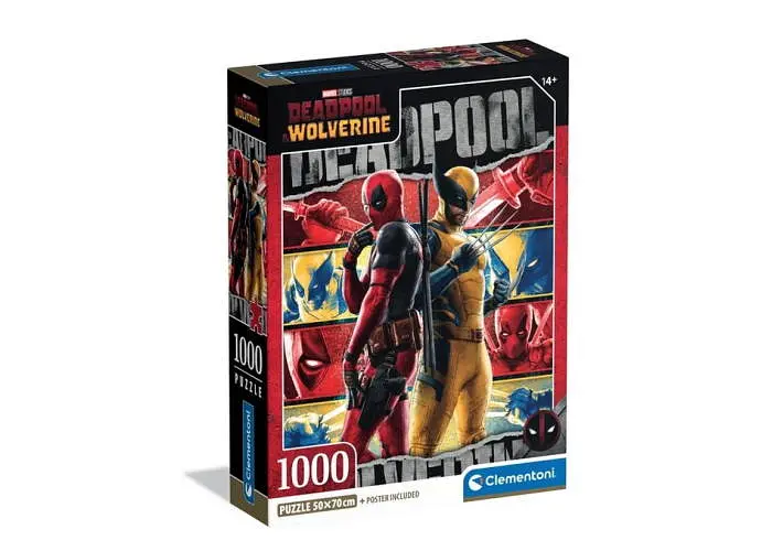 Пазл Clementoni Дедпул та Росомаха, Marvel (Marvel Deadpool Puzzle - 1000 pcs.), 1000 ел. (37050)
