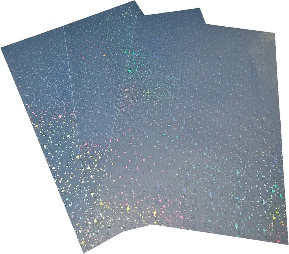 Плівка для друку Galaxy А4 80 мкм Starry Holografic 20 шт Прозорий (11106) - фото 4