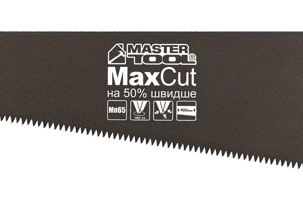 Ножівка ручна MasterTool по дереву 400 мм 7T х 1" потрійне заточення з тефлоновим покриттям - фото 2