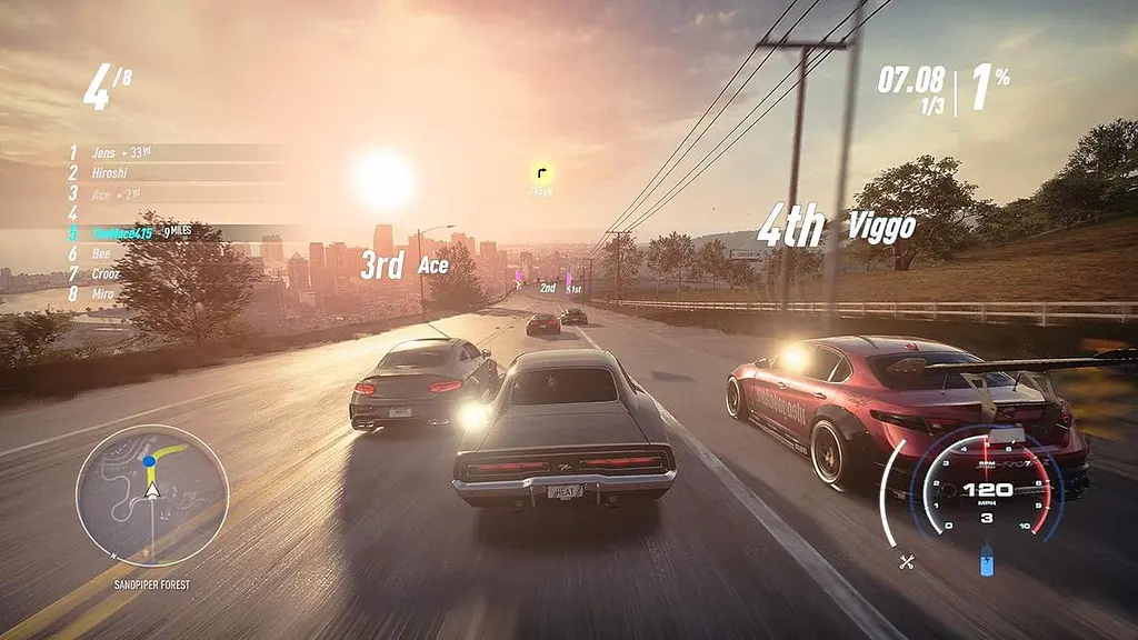 Гра Sony PlayStation 4 Need for Speed Heat Російська Озвучка Б/в - фото 2