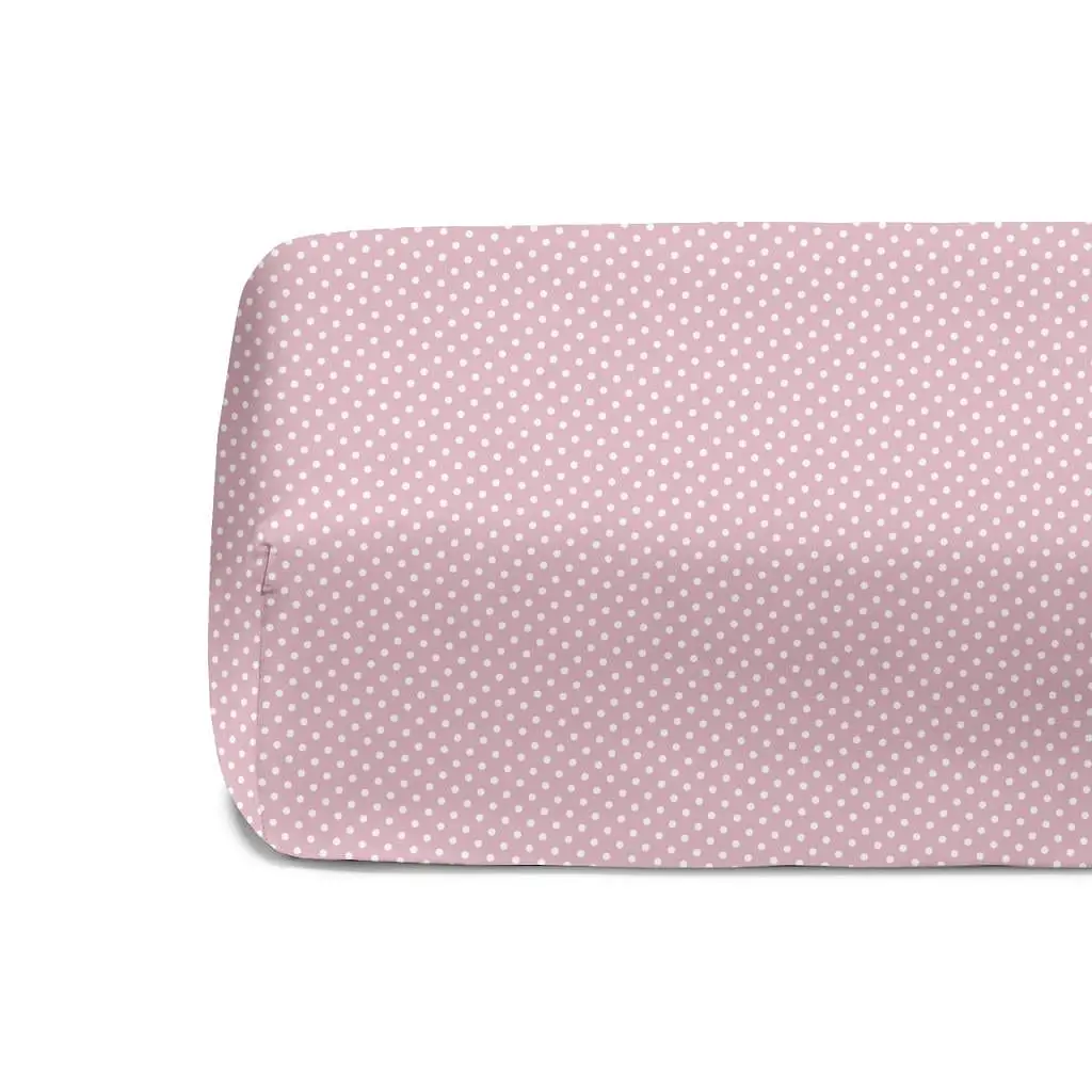 Простирадло на резинці Cosas Rose Dots 90х200х20 см (DropRose_90х200) - фото 6