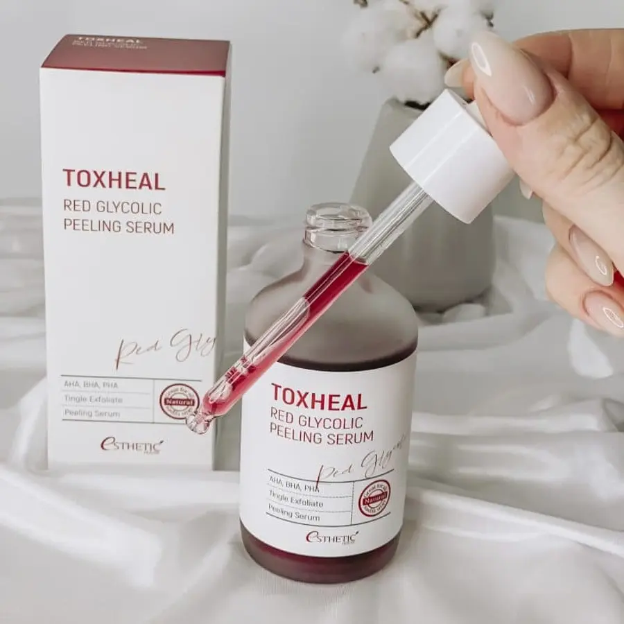 Пилинг-сыворотка для лица Toxheal Red Glycolic Peeling Serum Esthetic House 100 мл - фото 3