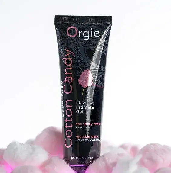 Оральний лубрикант Orgie Lube Tube Cotton Candy - зі смаком цукрової вати, 100 мл - фото 2