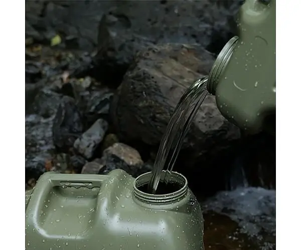 Бутель Каністра 18.5 л для води з краном та ручкою, зелений, ViO PET-TG 18.5L - фото 3