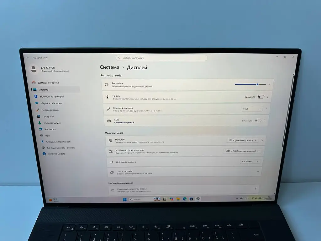 Ігровий ноутбук Dell XPS 17 9700 17.3" (i7-10875H / 32GB / SSD 512GB / RTX 2060 6GB / 4K IPS Touch) б/в - фото 6