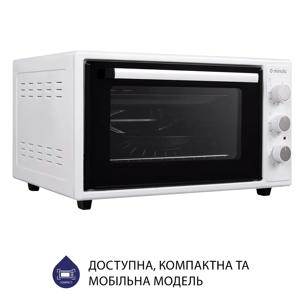 Електрична піч Minola FOET 4815 WH - фото 4