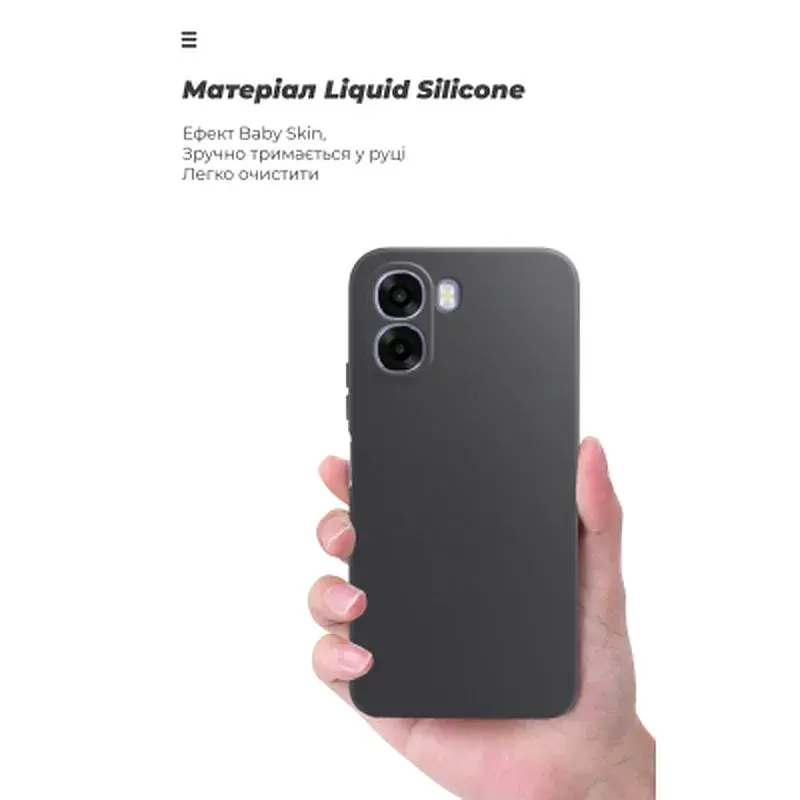 Чохол до мобільного телефона ArmorStandart ICON OPPO A6X 4G Camera cover Black (ARM90139) - фото 7