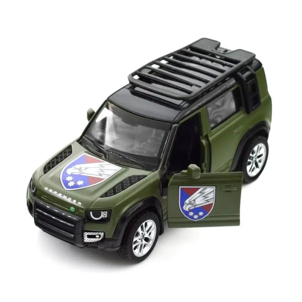 Машинка інерційна TechnoDrive Land Rover Defender 110 25 ОПДБр Шеврони Героїв (IM-176-M-459)