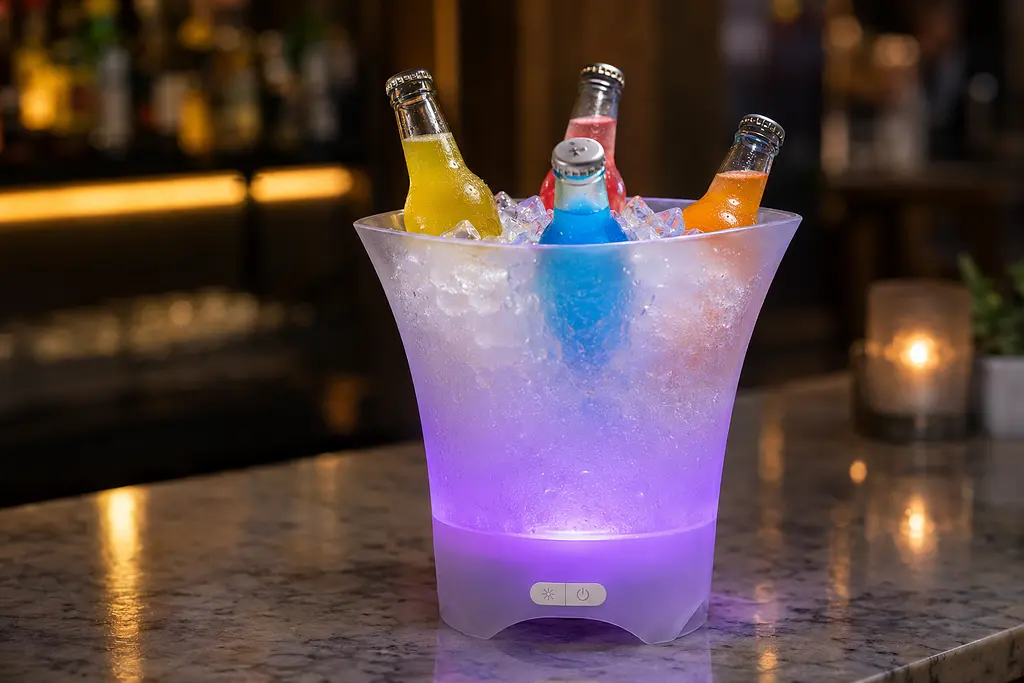 Відро для льоду, що світиться 5л / Відро з Bluetooth і підсвічуванням / Bucket Light - фото 2