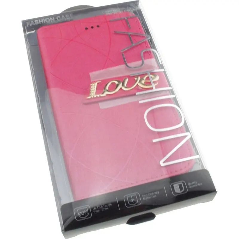 Чохол-книжка Toto Book Universal cover Love 4.5-5" Hot Pink - фото 2