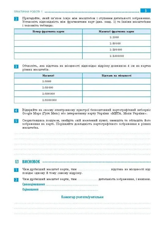Географія. 6 клас. Зошит для практичних робіт з інтерактивними завданнями. Оновлене видання - фото 3