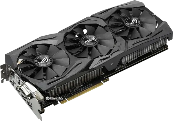 Відеокарта GeForce GTX 1070 8GB Asus ROG Strix Gaming OC ROG Strix Gaming (ROG-STRIX-GTX1070-O8G-GAM - фото 3