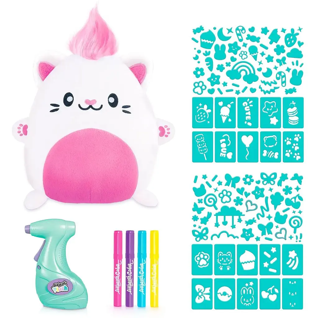 Набір для творчості Canal Toys Diy Airbrush Plush Kawaii Кошеня (AIR073) - фото 5