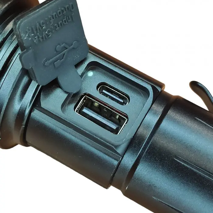 Ліхтар ручний акумуляторний X-Balog BL-PX21B-GT200 з функцією powerbank акумулятор 26650 - фото 6