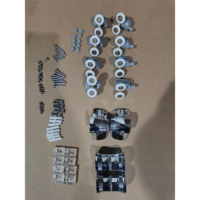 Душова кабіна без піддону Mixxus Cubic SC01-90x90x185-Tr прозоре скло 4мм New chrome MI8366, Хром, прозорий, хром - фото 2