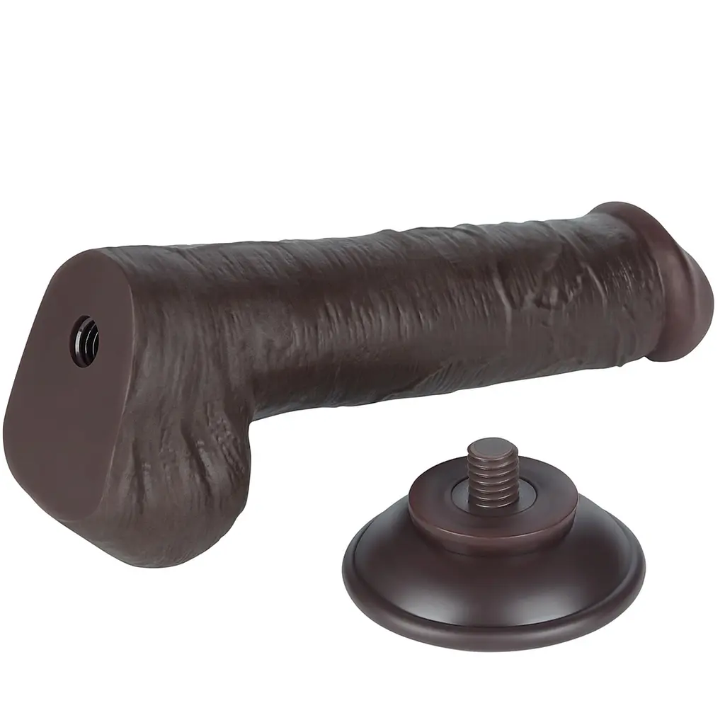Фаллоимитатор Lovetoy Sliding-Skin Dual Layer Dong 8apos;apos; 20.8 см (черный) - фото 7
