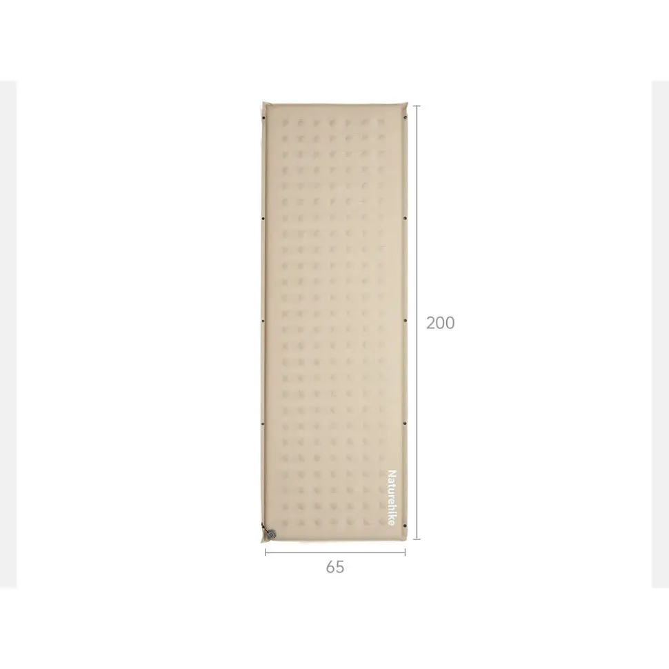 Самонадувний килимок Naturehike CNK2550WS025, 60мм, бежевий - фото 2