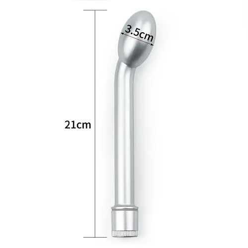 Вібратор Lovetoy G Spot vibrator Silver для точки G, 21х3.5 см - фото 5