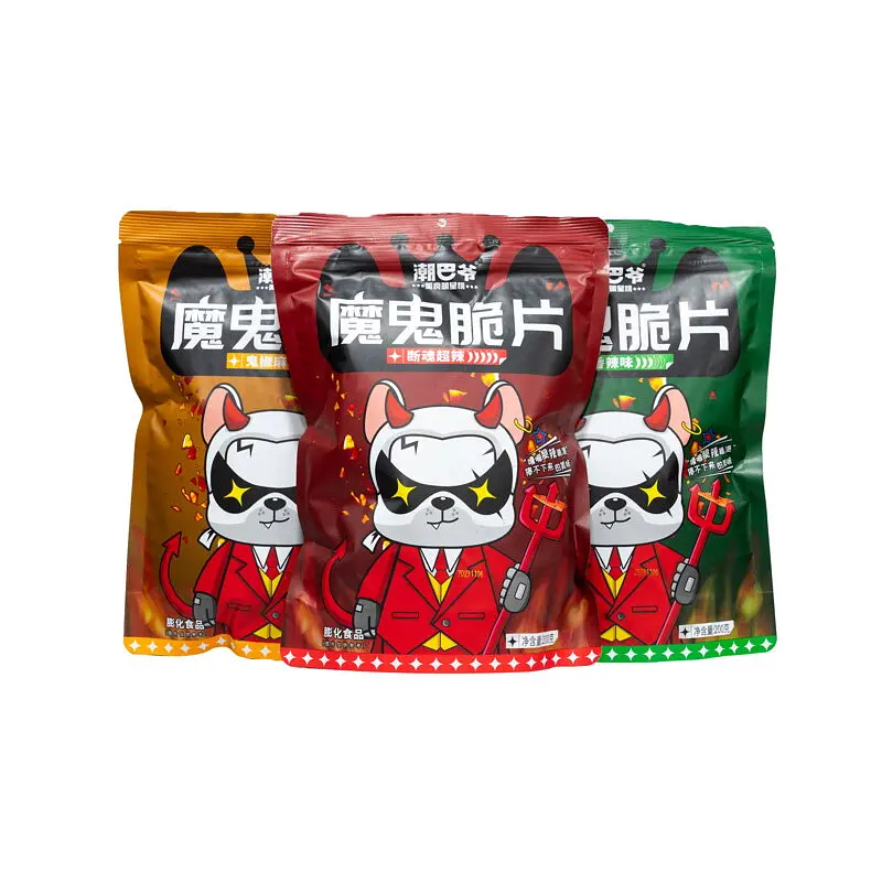 Снеки The Devil Chips Spicy Green 200 г - фото 2