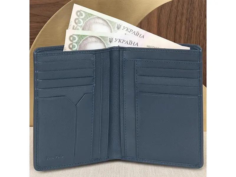 Чоловічий портмоне Cortina 5050 navy Синє 13x10,5. см TONY PEROTTI acs0032377 - фото 6