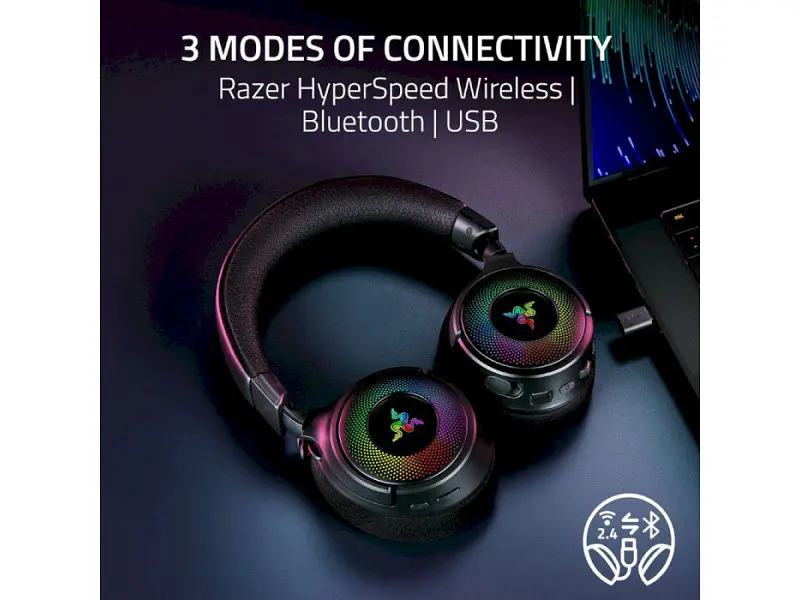 Навушники з мікрофоном Razer Kraken V4 Black (RZ04-05170100-R3M1) - фото 9
