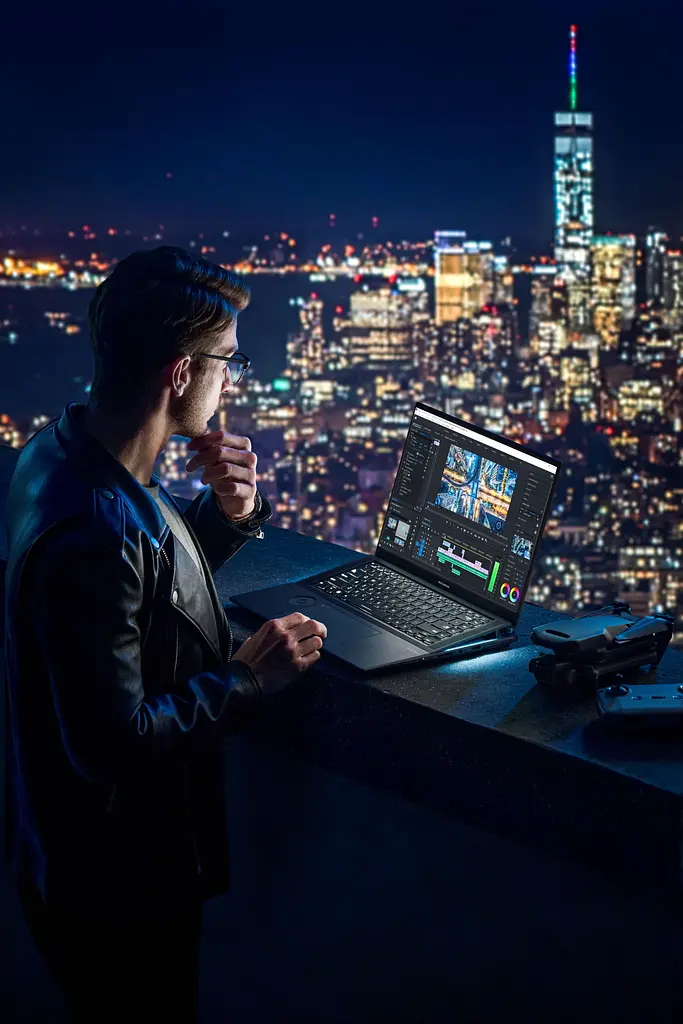 Ноутбук ASUS Zenbook Pro 16X UX7602ZM-ME164 16 4K OLED/Intel i9-12900H/32/1024F/NVD3060-6/noOS/Black (90NB0WU1-M00900) - фото 2