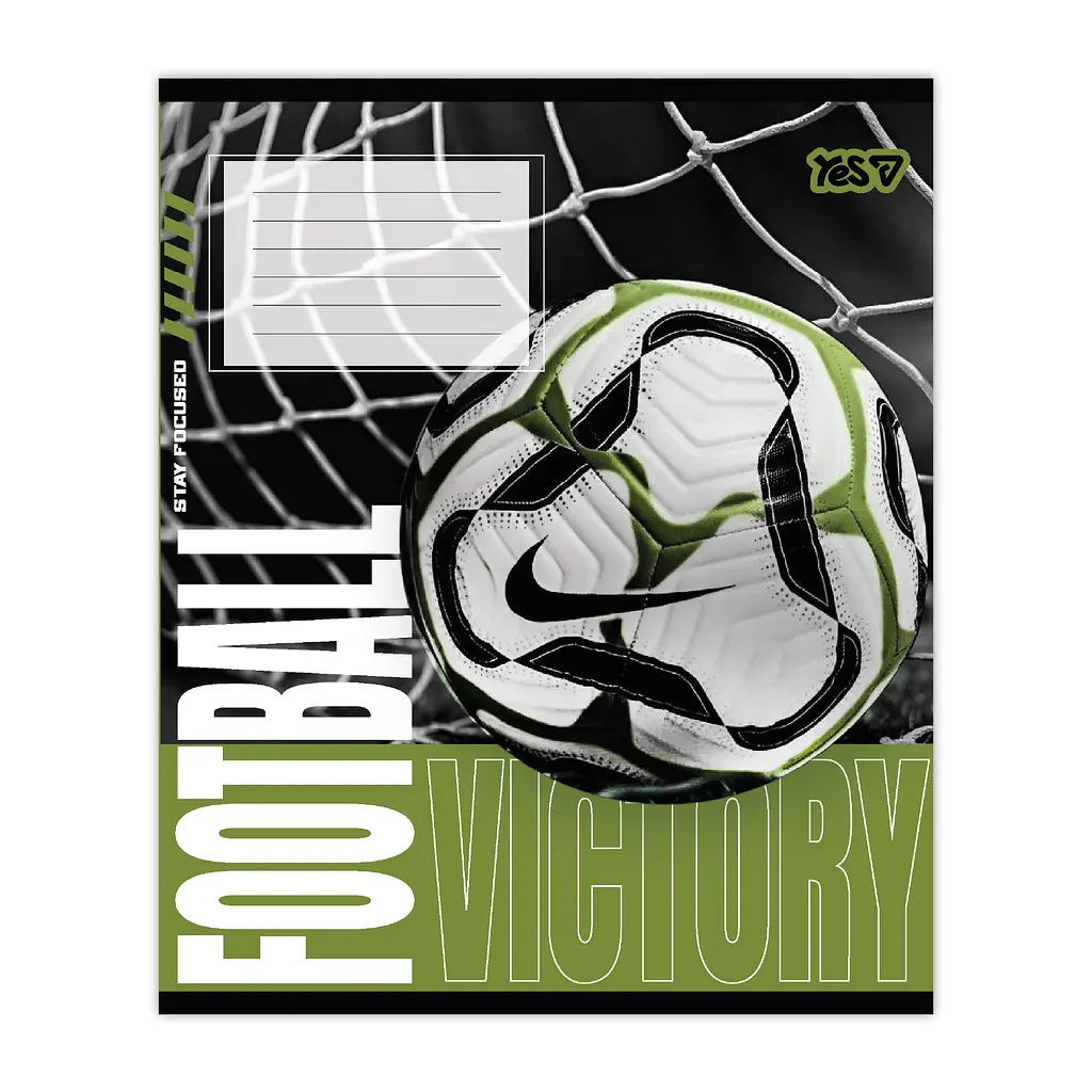 Упаковка зошитів Yes Football energy А5/24 лін. 20 шт. (768799) - фото 5