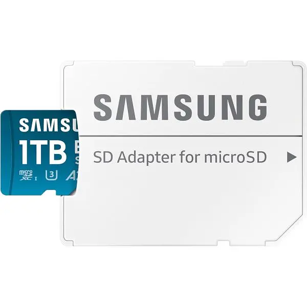 Карта памяти Samsung EVO Select microSDXC 160MB/s Full HD & 4K UHD, UHS-I, U3, A2, V30 1Tb + SD-adapter (MB-ME1T0SA/AM) - фото 3