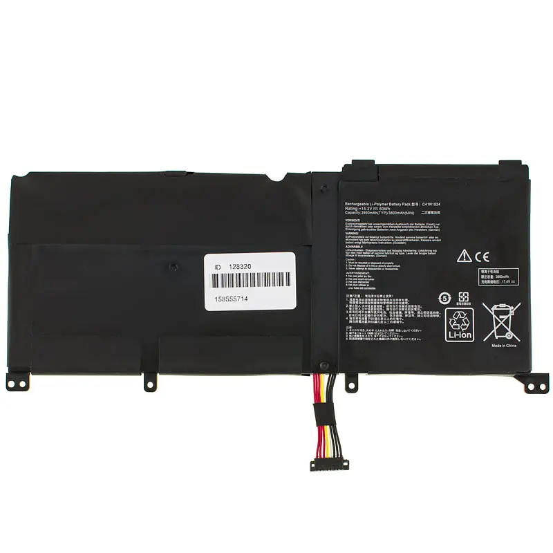 Акумулятор Asus C41N1524 (ROG G501VW, UX501JW, UX501VW) 15.2V 60Wh Black - фото 3