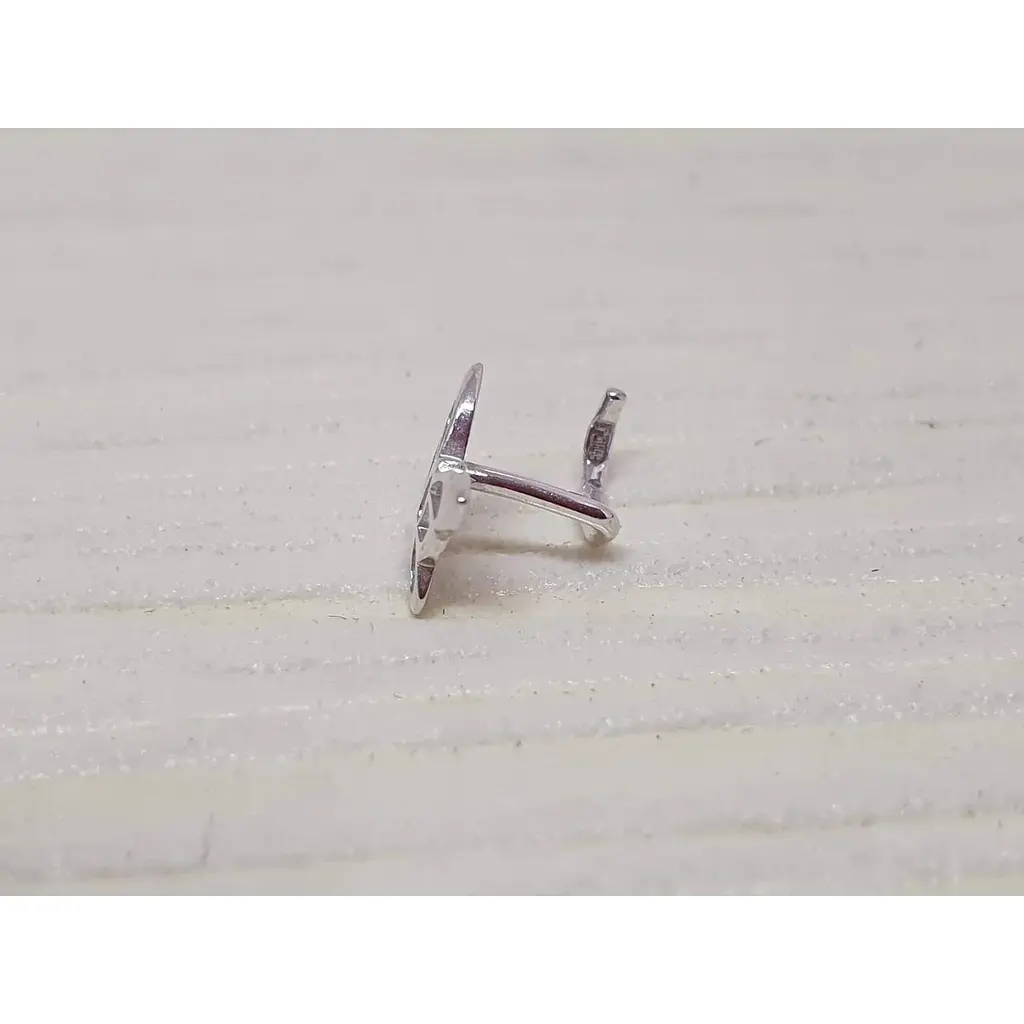 Серебряная серьга-пирсинг в нос Dear. 1026С - фото 3