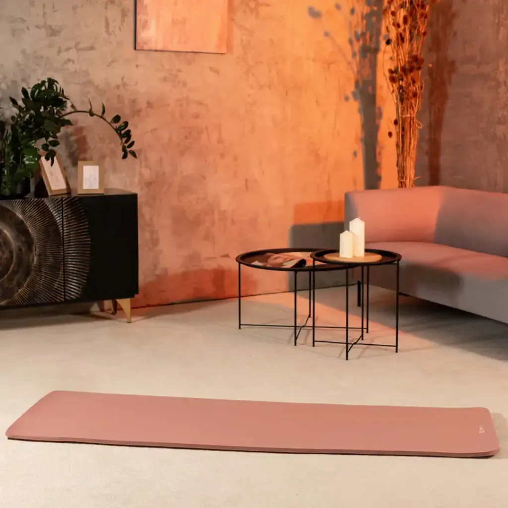 Коврик для йоги Hop-Sport HS-NB010GM NBR 1 см персиковый - фото 9