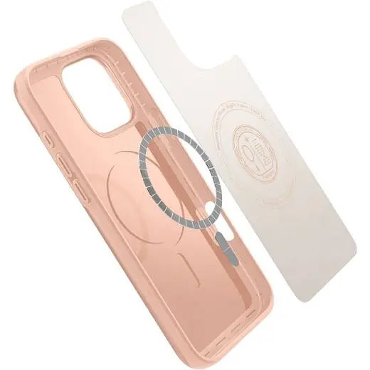 Чехол Spigen Thin Fit MagSafe Rose Titanium для iPhone 16 Pro Max (ACS08686) - фото 4