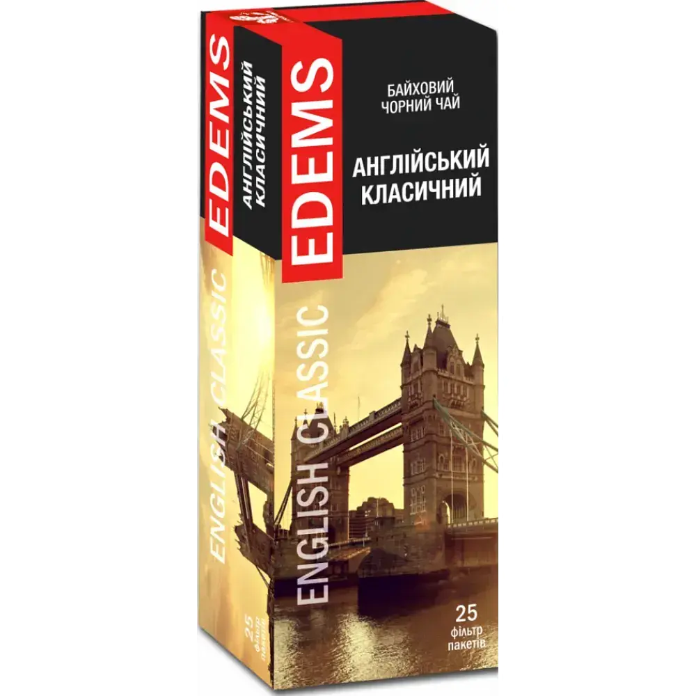 Чай чорний Edems Англійський класичний 50 г (25 шт. х 2 г) (130089) - фото 2