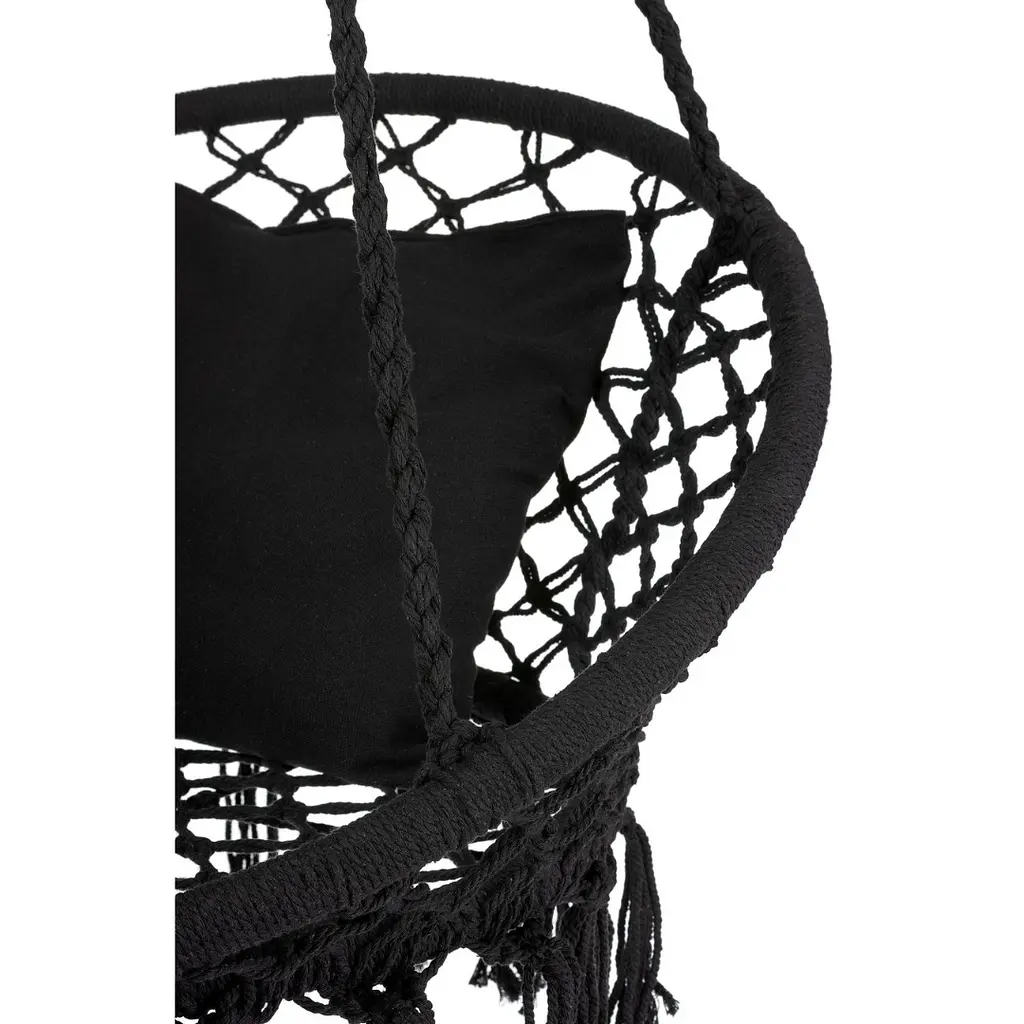 Садова гойдалка Boho Outtec XXL чорна - фото 8